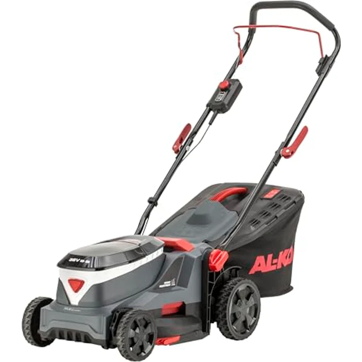 Al-Ko Akku-Rasenmäher 34.6 Li Comfort Set, 34 cm Schnittbreite, 2-in-1 Funktion, 35 l Fangsack, inkl. 2 × 18 V/2,5 Ah Akku und Doppel-Ladegerät – Bild 3