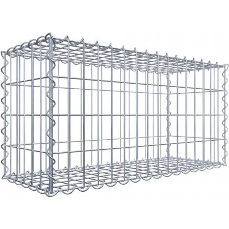 Gabiona Gabione 80 cm x 40 cm x 30 cm (L x H x T), Maschenweite 5 cm x 10 cm, Spirale