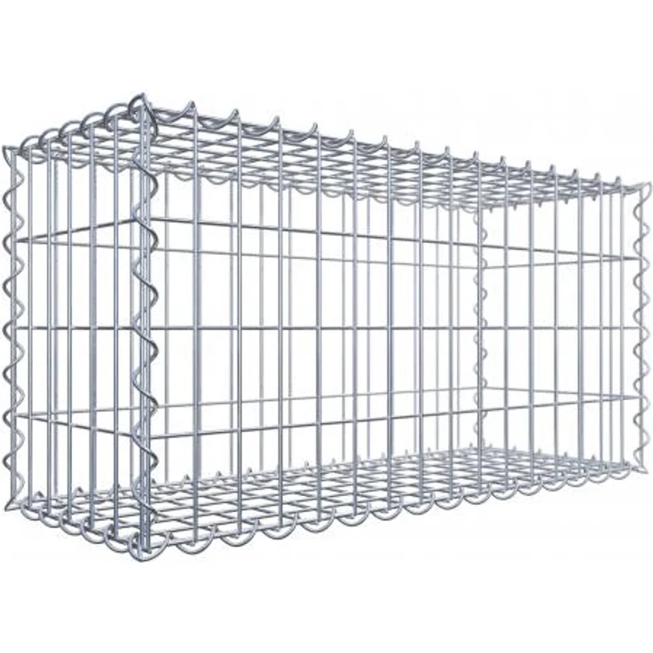 Gabiona Gabione 80 cm x 40 cm x 30 cm (L x H x T), Maschenweite 5 cm x 10 cm, Spirale