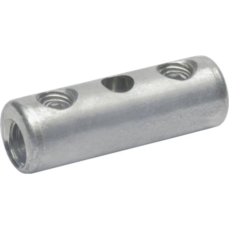 Klauke SV200BK Schraubverbinder flexibel, ideal für Straßenbeleuchtung, mit speziellem Rillenprofil, Messingklemmkörper, verzinnt, rostfreie Schrauben