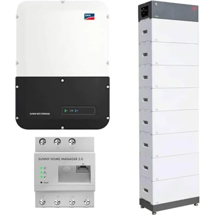 a-TroniX SMA Sunny Boy Storage 6.0 Wechselrichter mit 22,08kWh Batteriespeicher-Set, IP55, WLAN, Ethernet, CAN, RS485