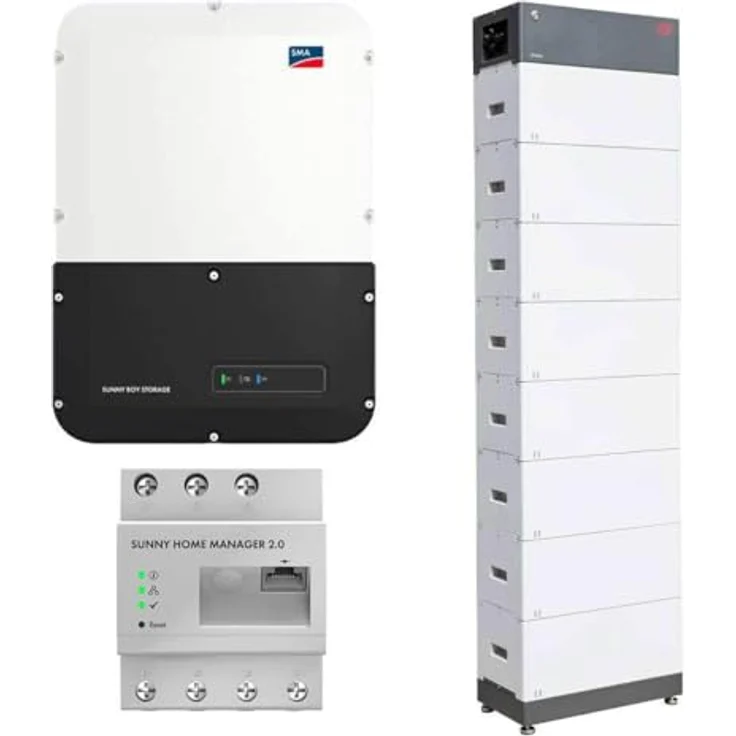 a-TroniX SMA Sunny Boy Storage 6.0 Wechselrichter mit 22,08kWh Batteriespeicher-Set, IP55, WLAN, Ethernet, CAN, RS485
