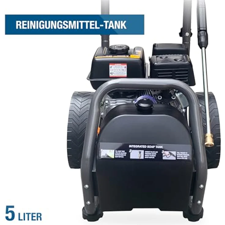 HYUNDAI HYW3400P, Benzin-Hochdruckreiniger mit 5 PS, 234 bar, 540 l/h und 10m Schlauch – Bild 5
