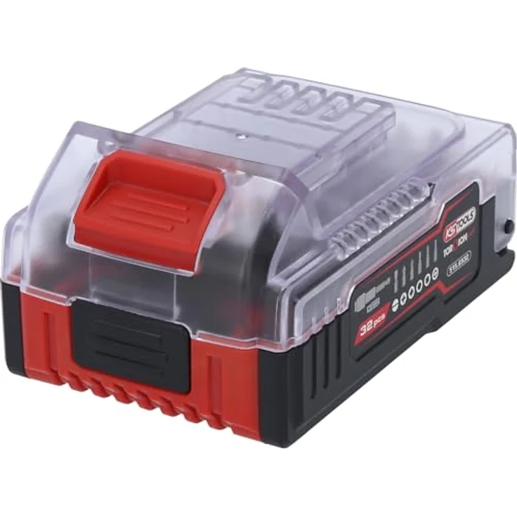 KS Tools eMONSTER TORSIONpower Bit-Satz, 32-tlg. Set mit magnetischem Bithalter und Stecknussadapter, präzise Bits für Handwerk und Industrie, im eMONSTER-Akku-Design – Bild 6