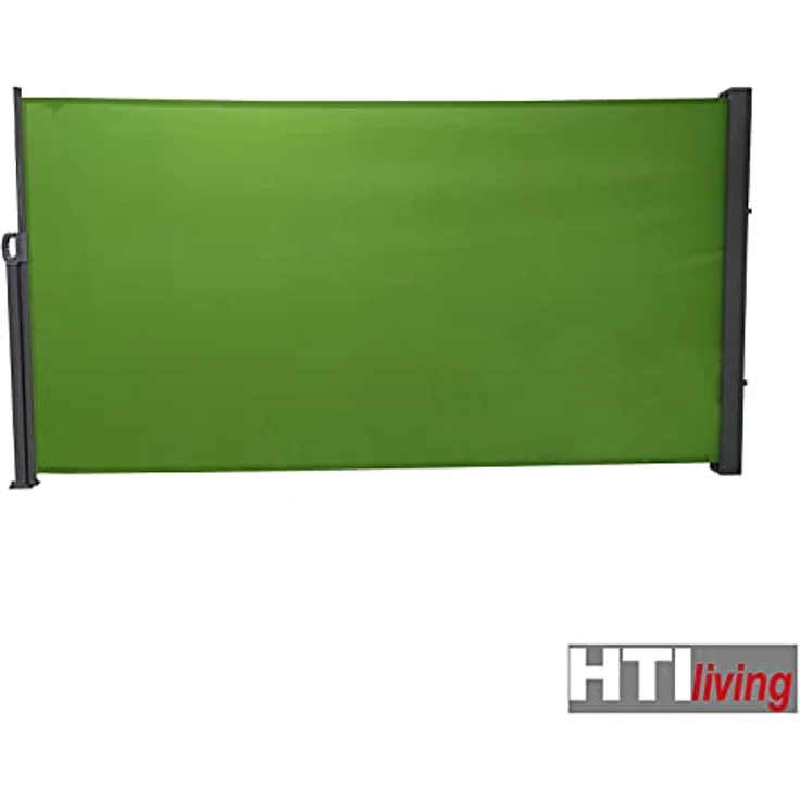 HTI-Living Seitenmarkise uni, 300 x 160 cm, schwarz, ausziehbar bis 3 m – Bild 3