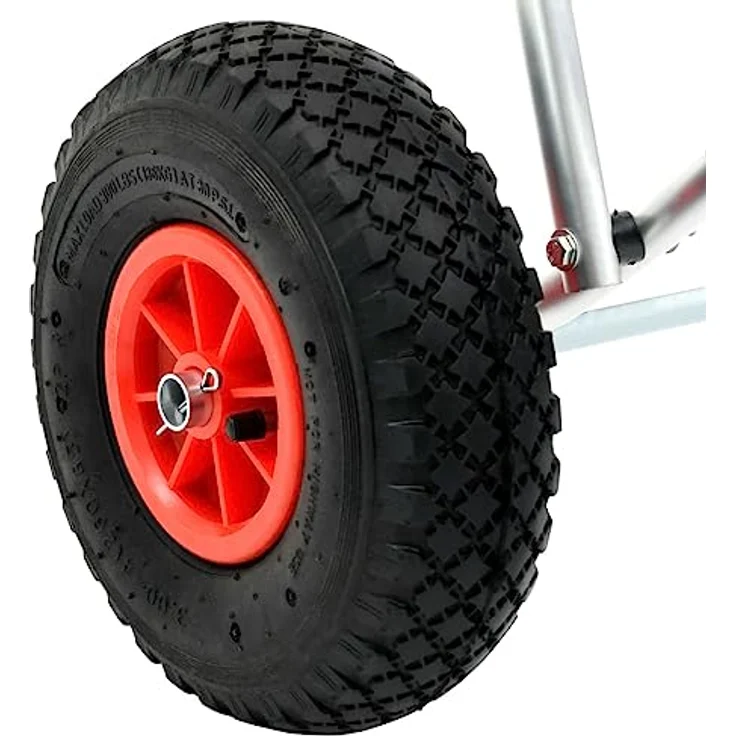 vidaXL SUP-Transportwagen Kayakwagen Aluminium, faltbar mit aufblasbaren Gummirädern, max. Belastbarkeit 70 kg – Bild 6