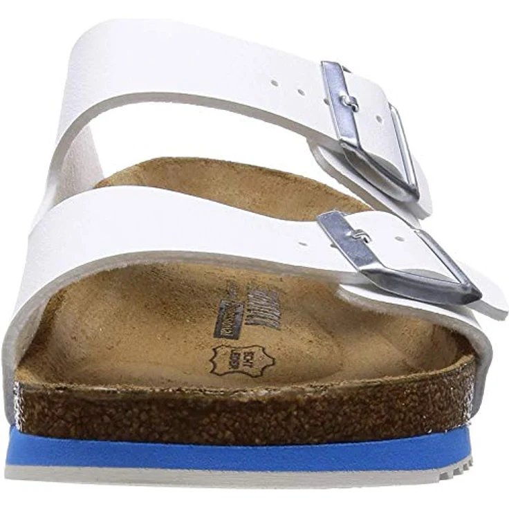 BIRKENSTOCK Sandale Arizona Super Grip, Birko-Flor, weiß, normal, Größe 41 230124-41 (Pantolette Schuh Halbschuh Latsche Zweischnaller Berufsschuh Schuhe Birki Arizona Slipper Pantoffel Schluffen) – Bild 2