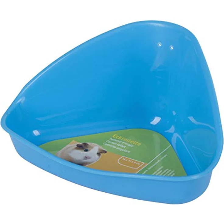 Kerbl Pet 82780 Ecktoilette f. Kleintierkäfige, 1 Stück (1er Pack), Kunststoff, farblich sortiert – Bild 2