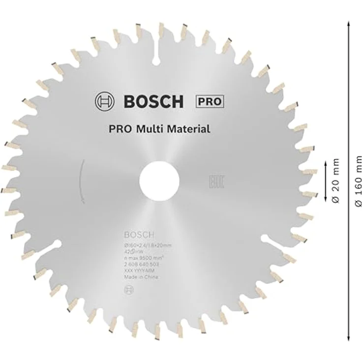 Bosch Professional Pro Kreissägeblatt zum Sägen in Multi Material für Handkreissägen (Ø 160 mm) – Bild 3