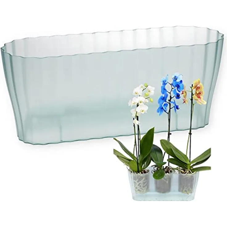 Orchideentopf Triola Glas