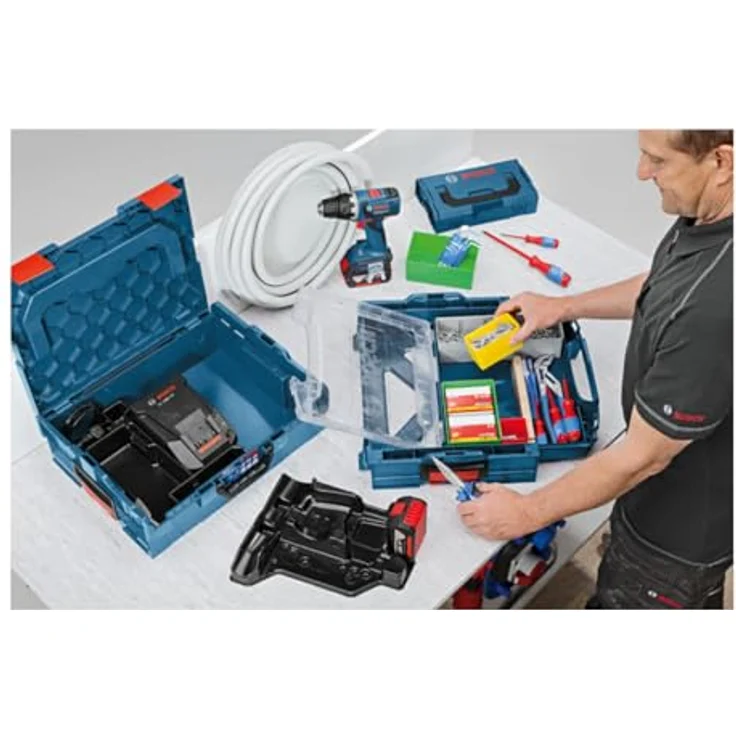 Bosch L-Boxx Einlage GBH 18V-22 + GDE 18V-12, optimale Raumnutzung für Werkzeugaufbewahrung – Bild 3