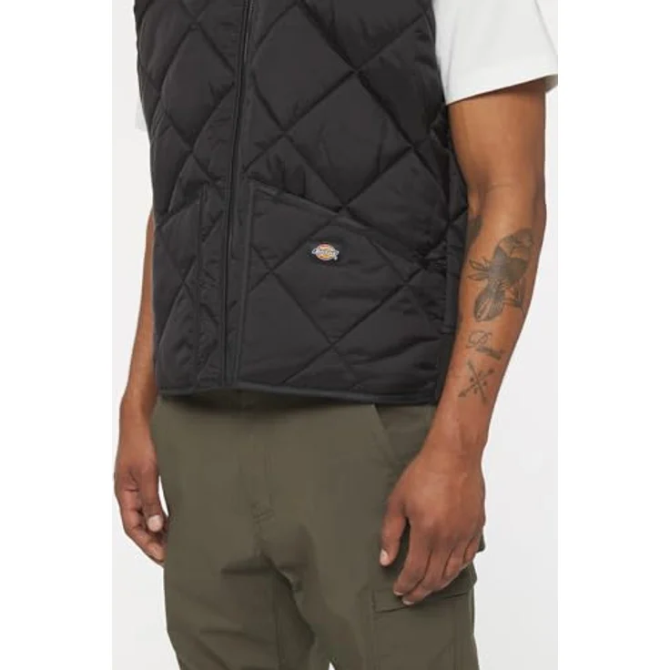 Dickies DIAMOND QUILTED VEST, Arbeitsjacke aus 100% Polyamid für kühle Tage, strapazierfähig und leicht – Bild 2