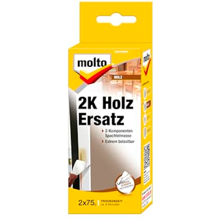 Molto 2K Holz Ersatz 150g Ausbessern und Ersetzen – Bild 5