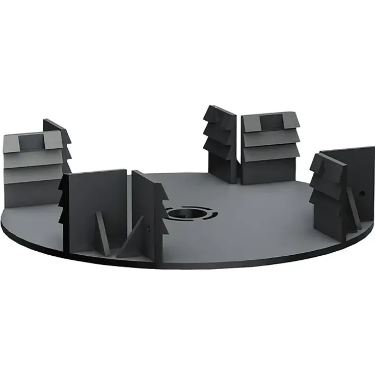 Kovalex Terrassenlager 0, Höhenverstellung 6,6 cm aus Kunststoff für Terrassenbau