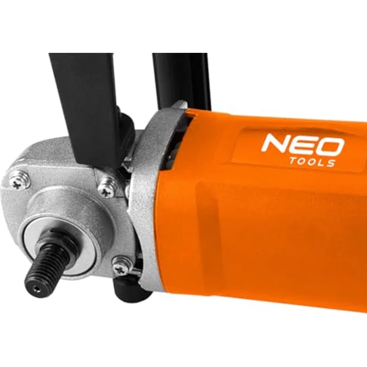 NEO TOOLS Poliermaschine 900W, Set mit 150mm Stützteller und Polierpad, 1-6 Gänge 600–3000 U/min, abnehmbarer D-Griff, ideal zum Polieren von Auto, Scheinwerfern und Möbeln – Bild 5