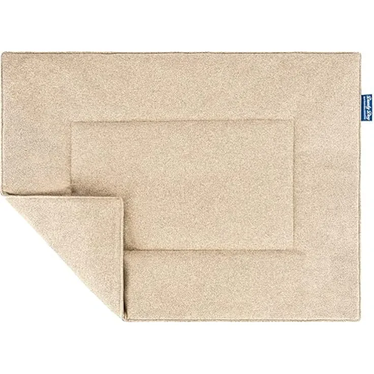 Dandy Dog Hundedecke Filz Hellbeige - waschbar Kuschelig robuste Filzoptik Made in Germany - Größe XL
