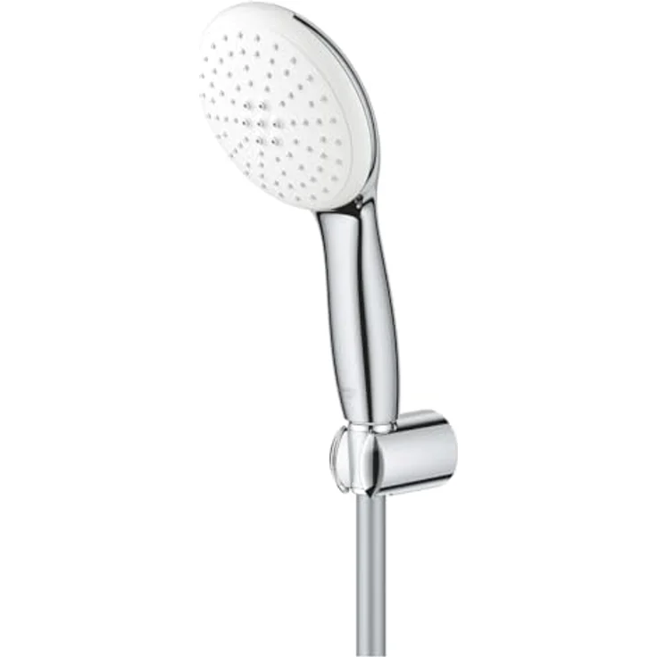 Grohe Tempesta 110 Duscharmatur, Handbrause mit 125 cm Schlauch, ShockProof Silikonring und zwei Strahlarten – Bild 1