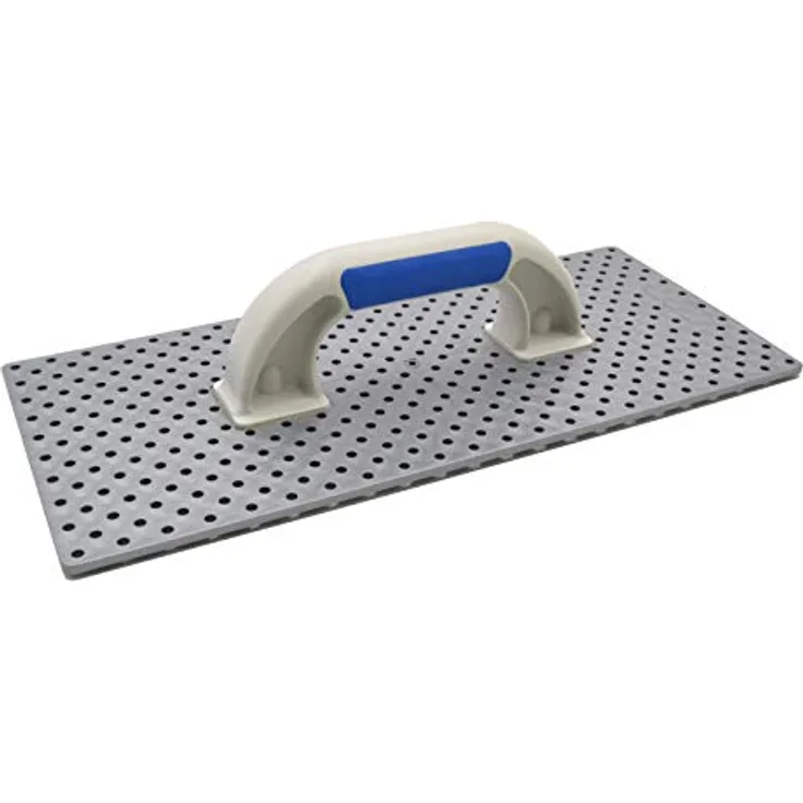 DEWEPRO® WDVS Kunststoff Schleifbrett mit offenen Kunststoff-Kronen - Größe: 365x165mm - Reibebrett - Kratzbrett - Egalisierungsbrett