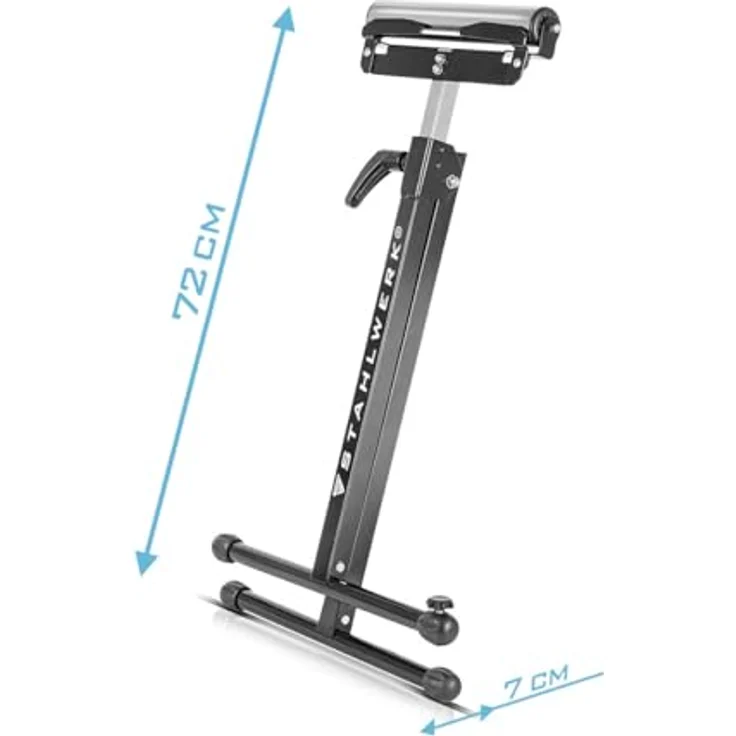 STAHLWERK Rollenbock RB-110 ST, stufenlos höhenverstellbar von 720 bis 1.100 mm, 60 kg Tragkraft, klappbar, 1 Stück – Bild 5