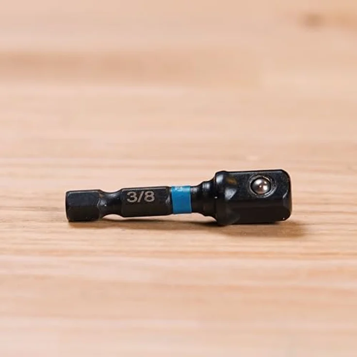 Makita Adapter 3/8' 4KT - 1/4' 6KT, Hochlegierter S2-Spezialstahl für Schlagschrauber – Bild 4