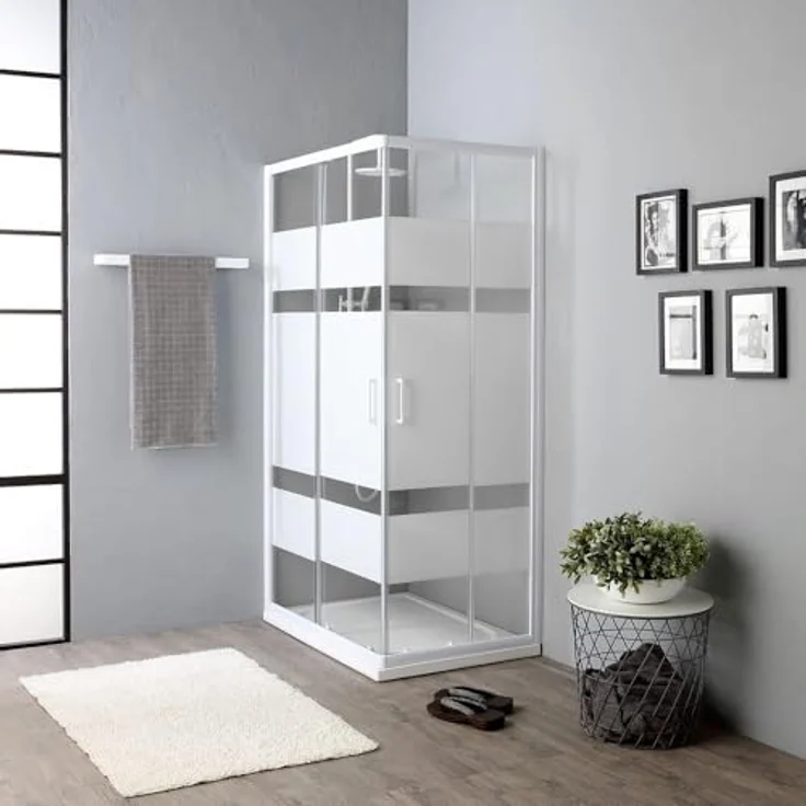 Duschkabine Eckeinstieg Günstig 70X100 Weiss Venere – Bild 2