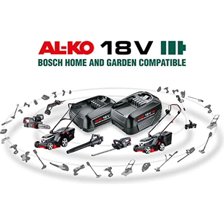 AL-KO 18 V Bosch Home And Garden Compatible Akku-Laubbläser Lb 1860 Set mit Akku 18 V 2,5 Ah und Ladegerät – Bild 6