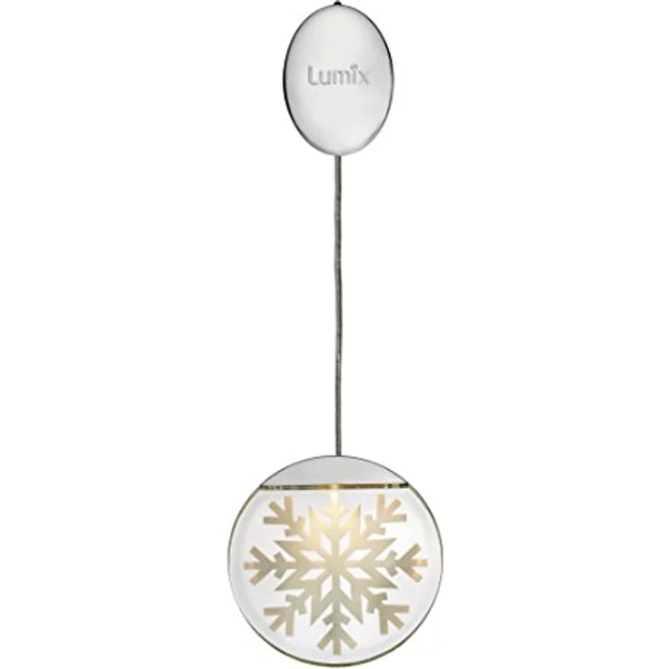 Krinner Lumix Deco Lights LED-Acrylglastaler Schneekristall – Bild 6
