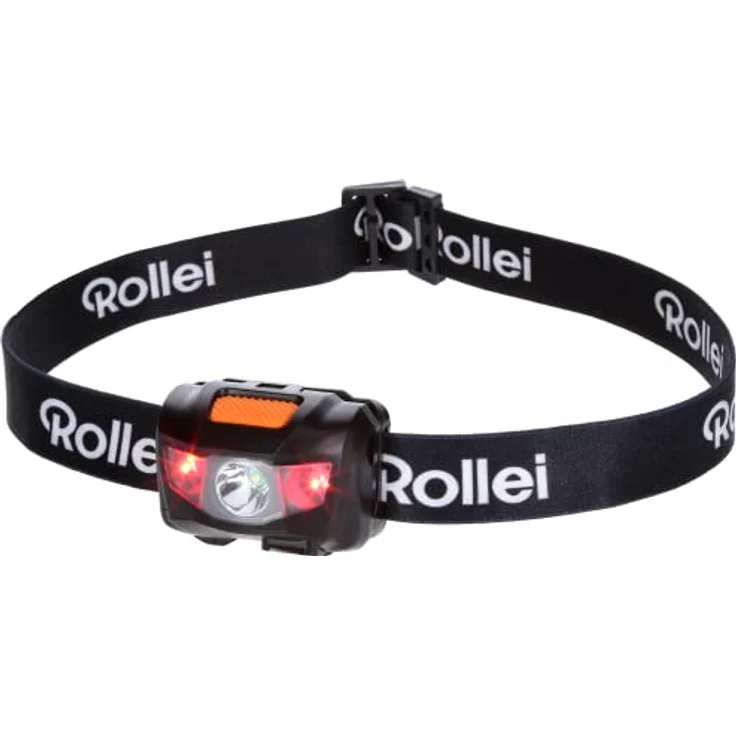 Rollei Professionelle LED-Stirnlampe mit Weißlicht und Rotlicht I wiederaufladbar I Fotografie I Sport I Angeln I Kopflampe I Head Lamp - Preisvergleich – Bild 3