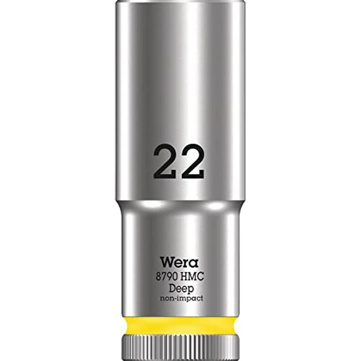 Wera Bit- und Steckschlüsselset 8790 HMC Deep, ½“-Steckschlüsseleinsatz mit Kugelfangrille für optimale Kraftübertragung, für Hand- und Maschinenbetrieb – Bild 1