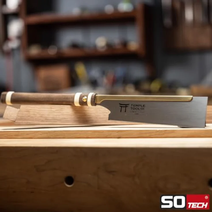 SO-TECH® Dozuki Zugsäge D-240-C, Ersatzsägeblatt 240 mm aus SK85 Kohlenstoffstahl, feine Querverzahnung 25 TPI – Bild 2