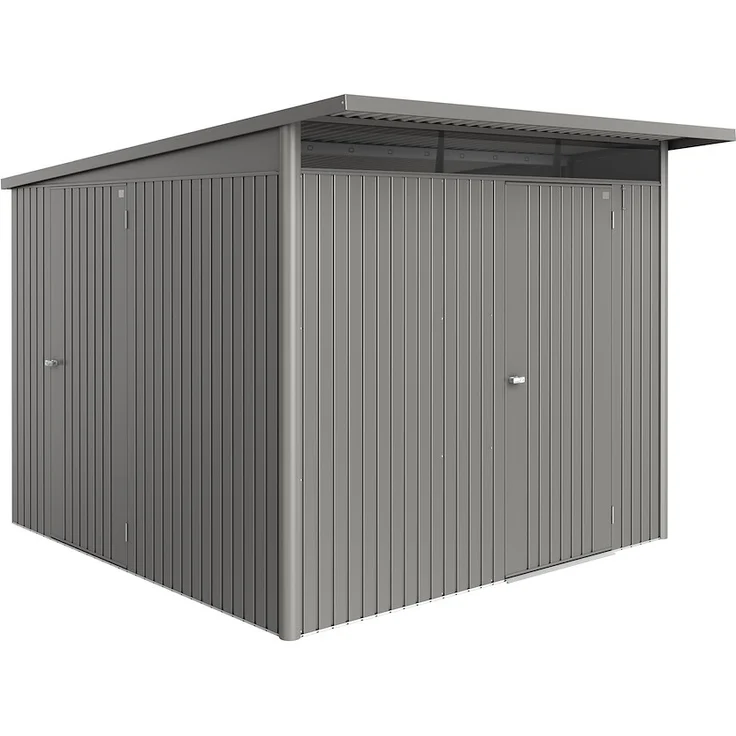 BIOHORTGARTE Zusatztür AvantGarde ECO, quarzgrau-metallic, mit 3-fach Verriegelung und Gasdruckfeder