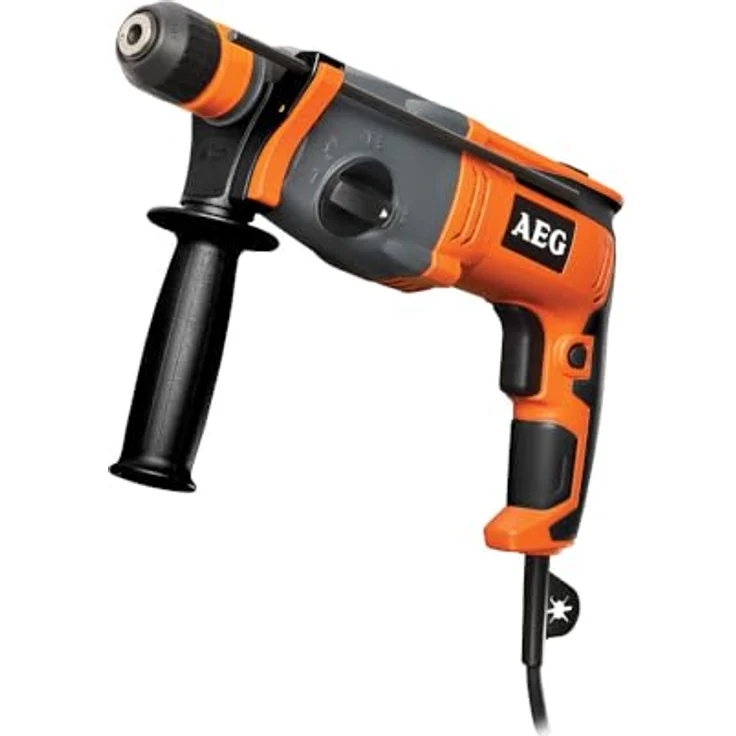 AEG Kombi-Hammer 800 W Motor, Fixtec-Schnellwechselsystem, mit Transportkoffer, Drehstopp-Funktion zum Meißeln-KH 26 XE, 18 V – Bild 2