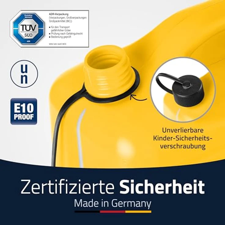 Alutec 811570 Kraftstoffkanister (L x B x H) 247 x 147 x 265mm 5l – Bild 8