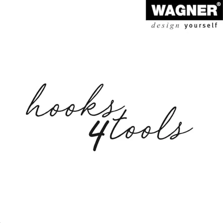 Wagner System Werkzeugwand WH 2096, design yourself Wandhalterung in schwarz mit ausziehbarer Länge von 600 mm bis 1170 mm und fünf verschiebbaren Gerätehaltern – Bild 6