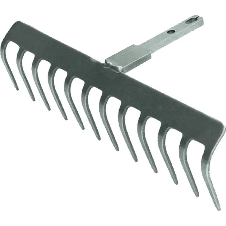 Polet Click Pro Gartenrechen, 12 Zinken mit 29 mm Arbeitsbreite