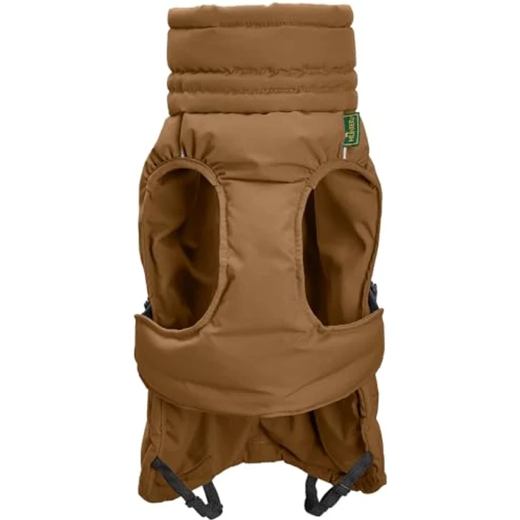 Hunter Tierbedarf Hundemantel Paxson karamell, wasserabweisender Puffermantel mit reflektierenden Paspeln – Bild 2