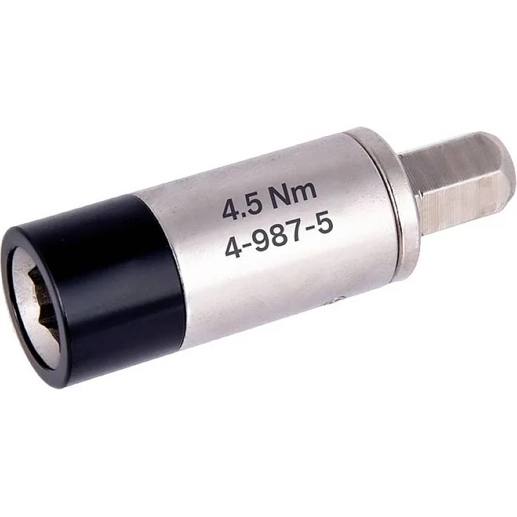 Bernstein Tools for Electronics 4-987-5, Drehmomentadapter 1/4" (6.3 mm) mit 4.5 Nm (max), präzise für Handbetrieb, bis 20.000 Klicks