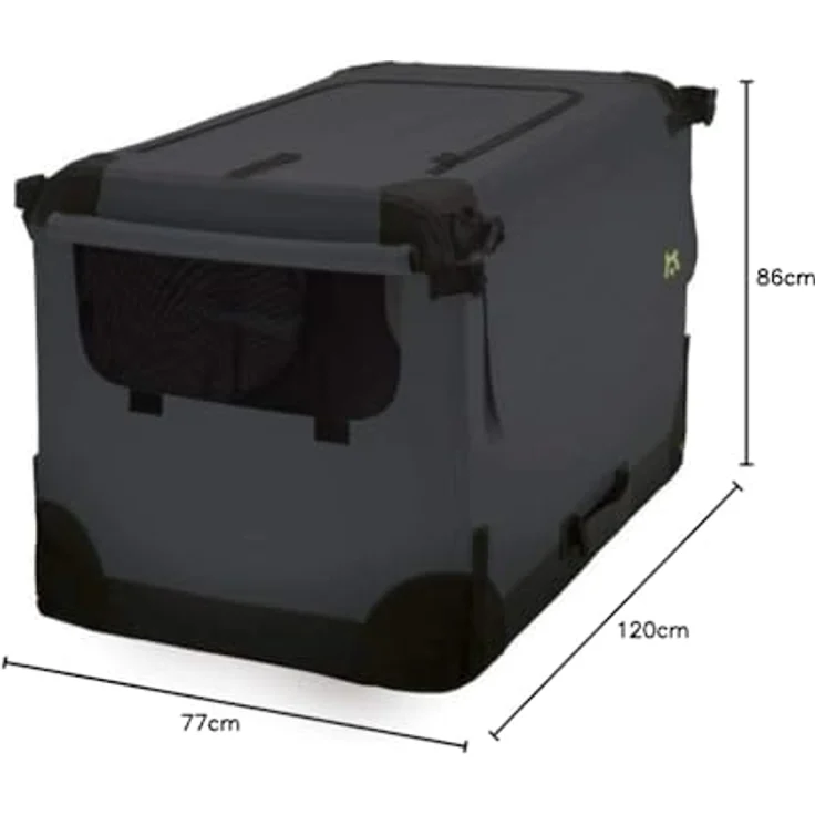 MAELSON Hunde-Transportbox Soft Kennel faltbare Hundebox XXL, strapazierfähiges Nylon 600D, verstärkte Ecken, gute Luftzirkulation – Bild 2