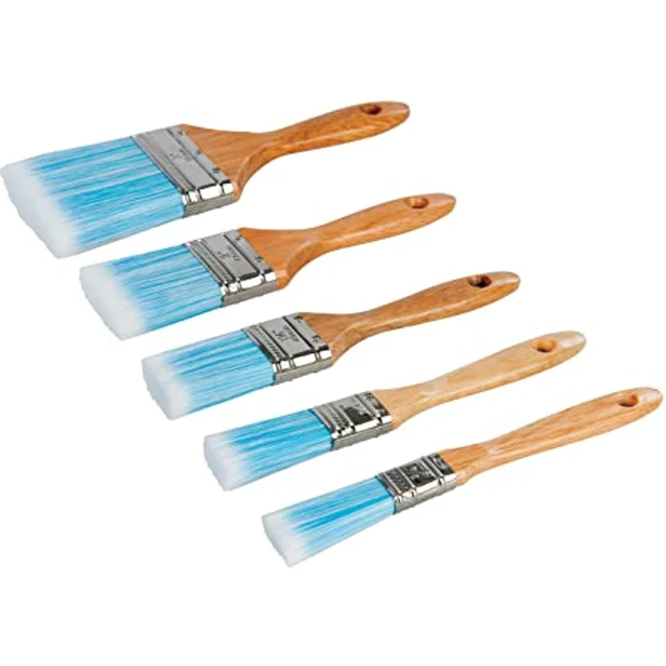 Silverline - Malerpinsel mit synthetischen Borsten, 5-tlg. Satz 19, 25, 40, 50 und 75 mm (282408) – Bild 1