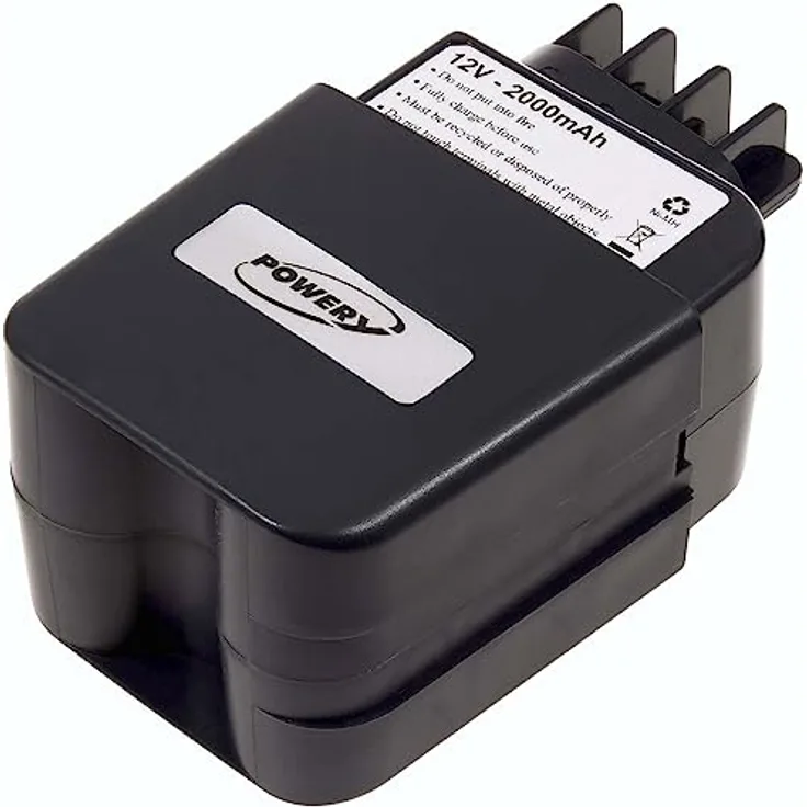 akku-net Akku für metabo Typ 6.30071.00, 12,0V NiMH, 2000mAh, schwarz, hohe Kompatibilität und Sicherheit