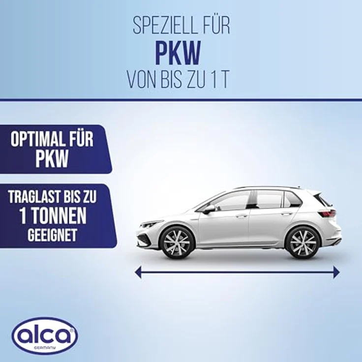alca® Scherenwagenheber Kompakt 1 t – Robuster Stahl-Wagenheber bis -50° C, 360° drehbarer Sattel, Hubhöhe 100-350 mm, Gewicht ca. 2 kg, Hubbereich 250-350 mm, silber – Bild 2