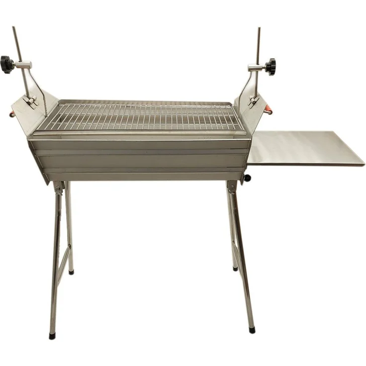 Grillpeter Holzkohlegrill Mangal Ararat Edelstahl 2mm Schaschlikgrill verstellbarer Grillhöhe