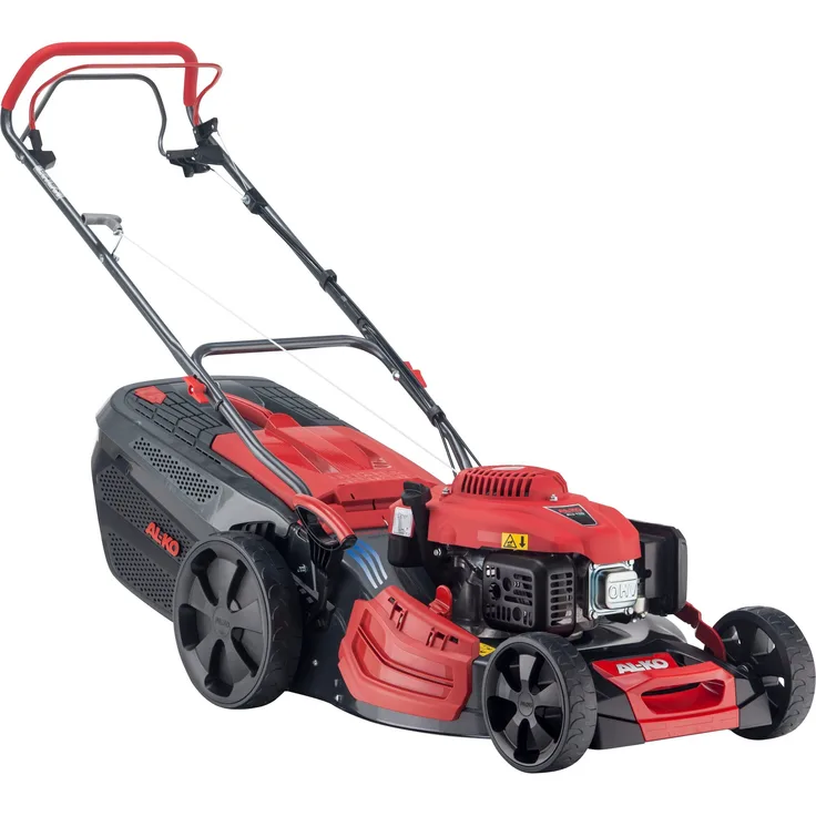 AL-KO Benzinrasenmäher Premium 521 SP-A, 51 cm Schnittbreite, XXL-Leichtlaufräder, 70 l Fangkorb, 7-stufige Schnitthöhenverstellung, rot