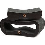 CanadianCat Company | Spar-Set Orbit + Satellite SMALL | mit Katzenminze | 2 Kratzmöbel/Kratzbretter in schwarz - Black Edition