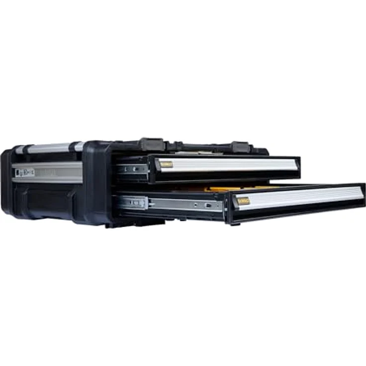 Dewalt ToughSystem dxl Modul mit zwei Schubladen, robuster Kunststoff-Korpus, kompatibel mit ToughSystem 1.0 und 2.0 – Bild 35