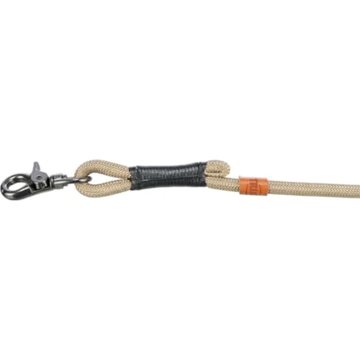 TRIXIE Hundeleine BE Nordic Leine S–M, 1,00 m ø 8 mm in Sand/schwarz - Hundeleine mit nordischem Charme - für kleine bis mittelgroße Hunde - 17204 – Bild 2