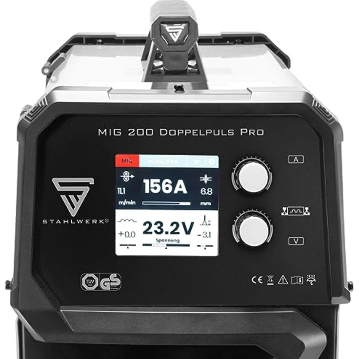 STAHLWERK MIG MAG 200 Doppelpuls Pro ST leistungsstarkes Schweißgerät mit Puls- sowie Doppelpuls-Funktion und 200 Ampere – Bild 4