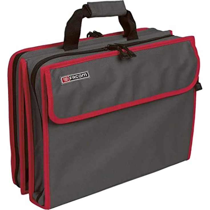 Facom Valise Souple W, Werkzeugkoffer mit 4 Fächern für über 40 Werkzeuge, stossfest und chemikalienbeständig – Bild 2