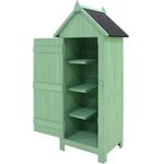 HTI-Living Geräteschrank Wilbur Grün Bitumendach Outdoor