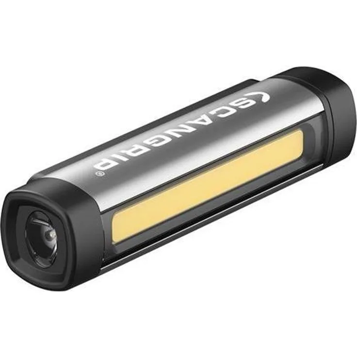 Scangrip FLEX WEAR LED-Taschenlampe, 150 lm, 2 Helligkeitsstufen, kompakt mit Clip und Magnet, 8.95 cm